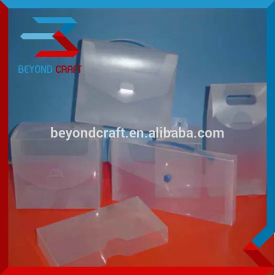foldable clear pp plastic packing box transparent plastic box