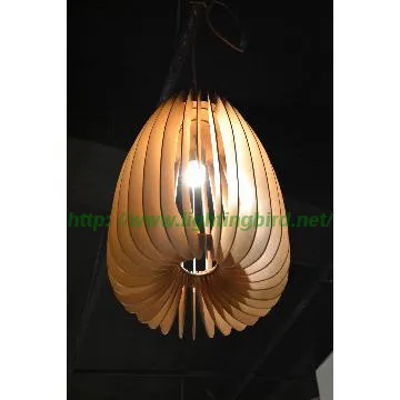 Natural Ash wood Pendant Lighting for Household