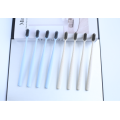 Disposable wheat straw handle adult toothbrush