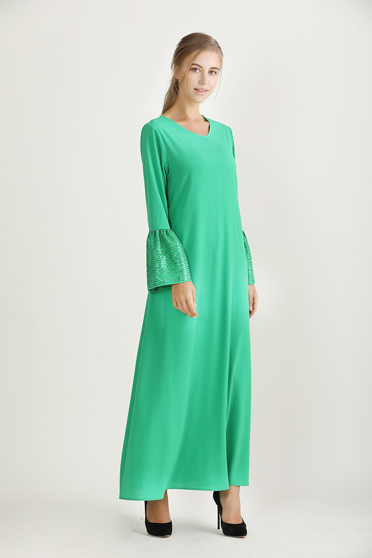 Green Modest Dress Jpg