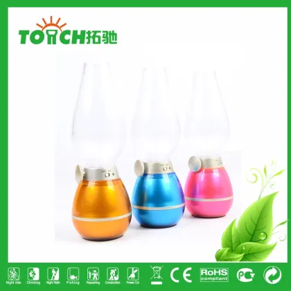 Vintage design retro lantern lights high quality rechargeable tent lamp night camping lights portable