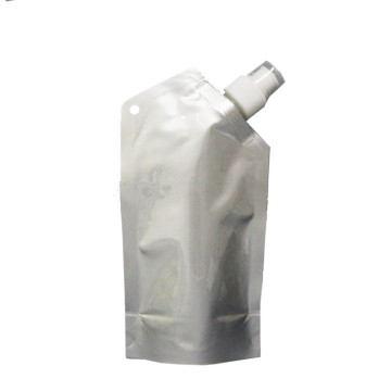 Bolsa con boquilla reutilizable personalizada para beber agua, bolsa con boquilla vertical