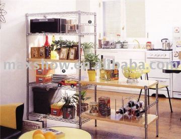 Modern decorative living room furniture metal racks