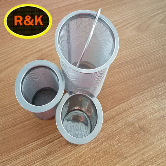 High quality stainless steel wire mesh cylinder filter