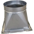 Rectangular To Round Transition rectangular duct to round Supplier