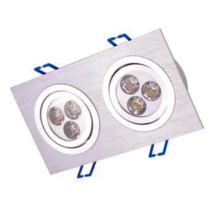 Energy Saving 6w Square Recessed Led Ceiling Lights Fixture For Bathroom