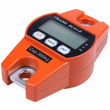 High Accuracy 300kg/50g Orange Digital hanging crane scale