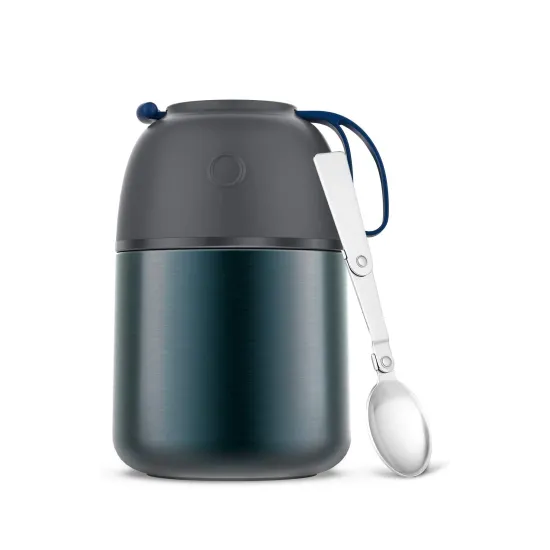 Thermos Containers 500ml & 700ml: Stainless Steel Insulated Lunch Bins for Hot & Cold Foods, Ideal for Baby Food, Soup, Porridge, and Snacks