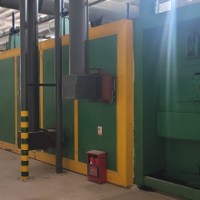 Forno de cura de lã de rocha com controle de frequência variável