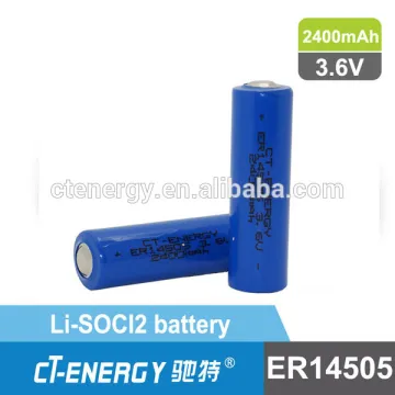 3.6V lithium primary battery ER14505 lithium aa battery
