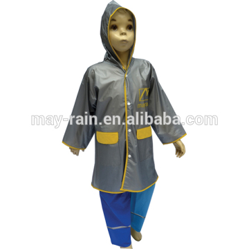 shcool raincoat with backpack