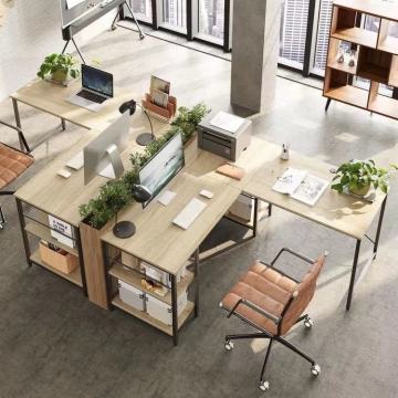 Cheap Removable Home Corner Folding L Shape Writing Executive Office Computer Gaming Desk with Shelf