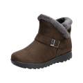 Mom's snow boots keep you warm
