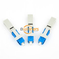 Blauwe SC UPC glasvezelconnector