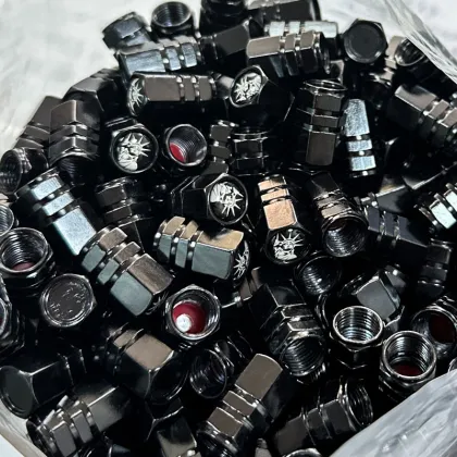 Aluminum Tire Stem Valve Caps - Car Dustproof Tire Valve Covers