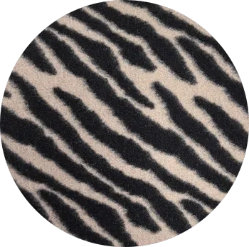 Leopard Jacquard polyester fleece