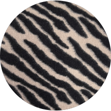 Leopard Jacquard polyester fleece