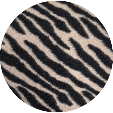 Leopard Jacquard polyester fleece
