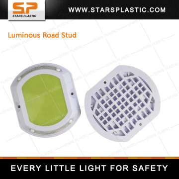 High Visible Safety LED Reflective Plastic Fluorescent Cats Eyes Road Studs