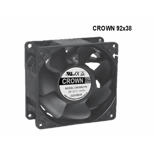 Crown 09238 dc brushless fan 48V