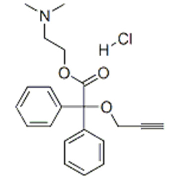 2- (dimetilamino) etil difenil (prop-2-iniloksi) asetat hidroklorür CAS 2765-97-1