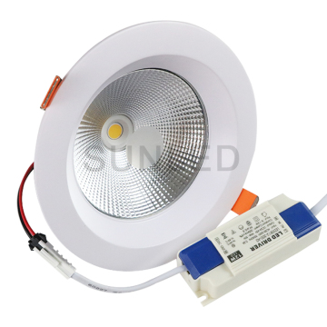 Alta calidad 12W 24W LED Downlight AC 85V -265V Luz de techo incrustado - Lifepan de 50000 horas