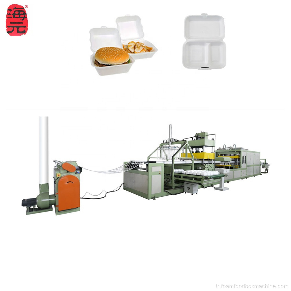 Tek kullanımlık Strafor Gıda Konteyneri Yapma Makinesi