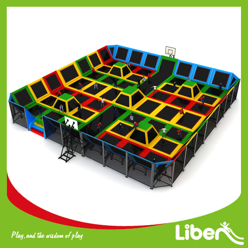 Indoor Jumping Trampoline Sports for Children and Adults