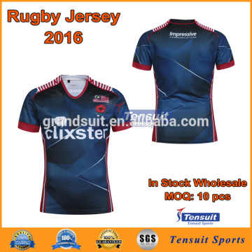 Grade origianl quality sportswear short sleeves jersey rugby football wear for rugby sport
