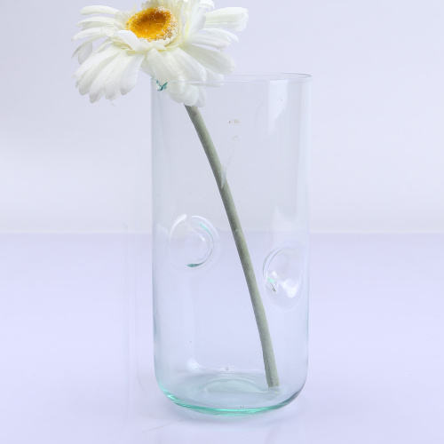 手吹きリグントグリーン花瓶ガラス