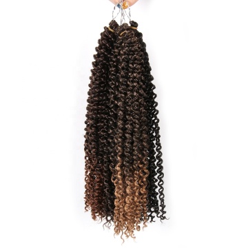 Alileader Wholesale Price Synthetic Crochet Hair 4 Colors Passion Twist Kinky Curly Crochet Braid Hair Extensions
