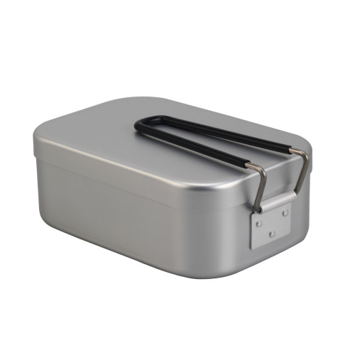 Cuboid Aluminum Lunch Box for Kids and Adults