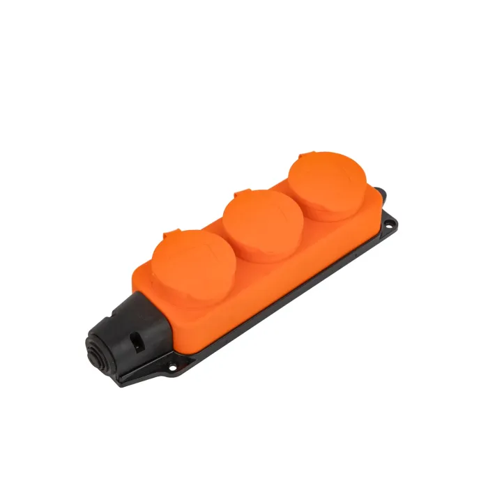 Soket Listrik Tahan Air 16A 250V AC dengan Penutup