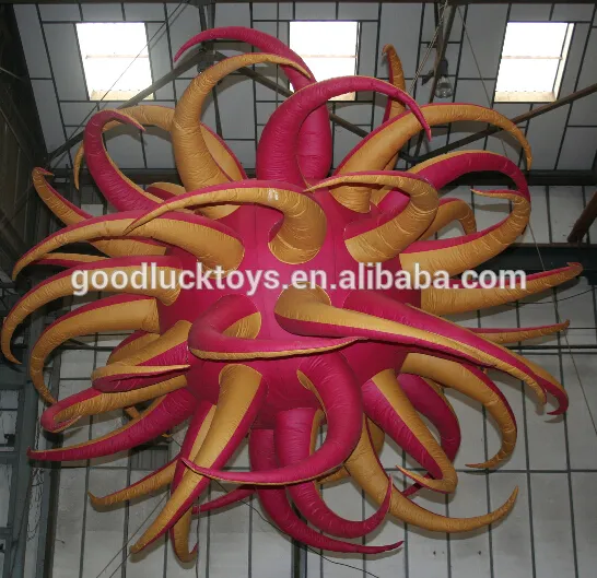 Fantasis Bright Wedding/Party/Event Decoration with LED Inflatable swirly ball