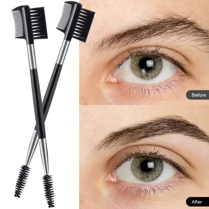 Custom Best Comb Eyebrow Eyelash Make Up Brush