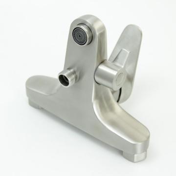 벽걸이 형 Brushed Nickel SS Bath 샤워 꼭지