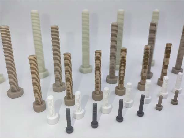 High strength plastic screws