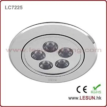 Promotion price 5*1W/5*3W recessed led ceiling light LC7225