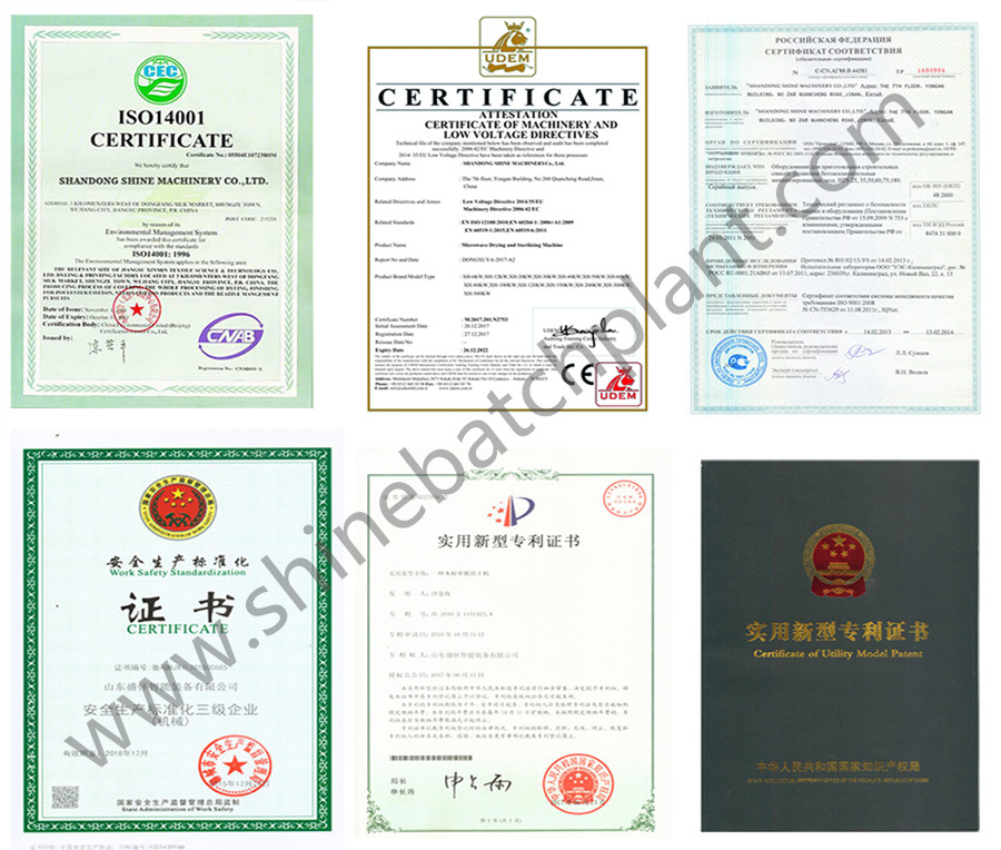 Mobile Plant Certificate