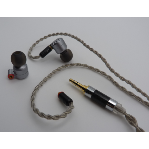 Övervaka hörlurar med dubbla drivrutiner och MMCX -avtagbara kablar