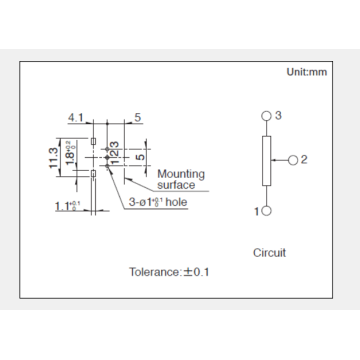 Serie Rk09l Drehpotentiometer