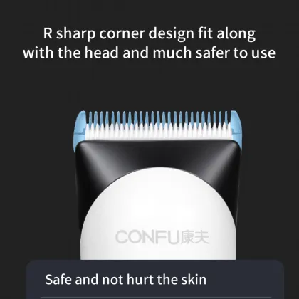 CONFU Wireless Metal Electric Hair Clippers - Professional Cordless Trimmer for Men