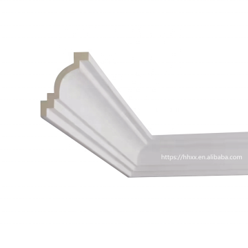 Modern Gold PU Crown Cornice Moulding - China Factory Polyurethane Materials for Hotel Decoration