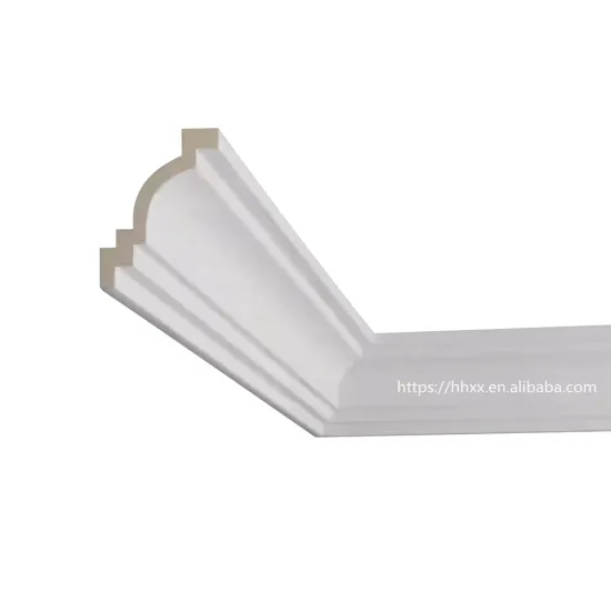 Modern Gold PU Crown Cornice Moulding - China Factory Polyurethane Materials for Hotel Decoration