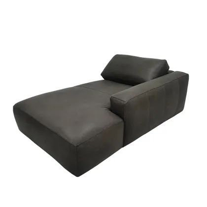 Lazy combination sofa black