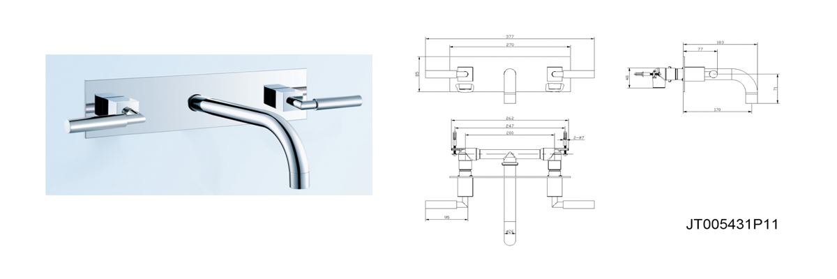 chrome sink mixer