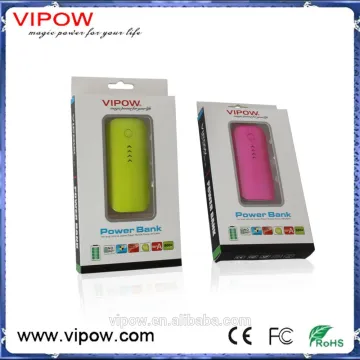 Vipow high quality Mini power bank 5600mah ,credit card power bank 5600mah
