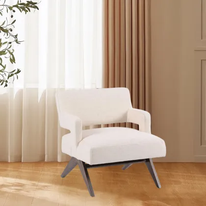 Solid Wood Leisure Chair for Living Room