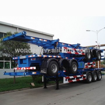 WONDEE brand 3 Axle 40 Ton Skeletal Container Trailer Chassis