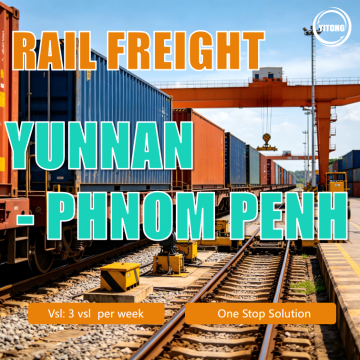 Yunnan'dan Phnom Penh Kamboçya'ya Demiryolu Taşımacılığı